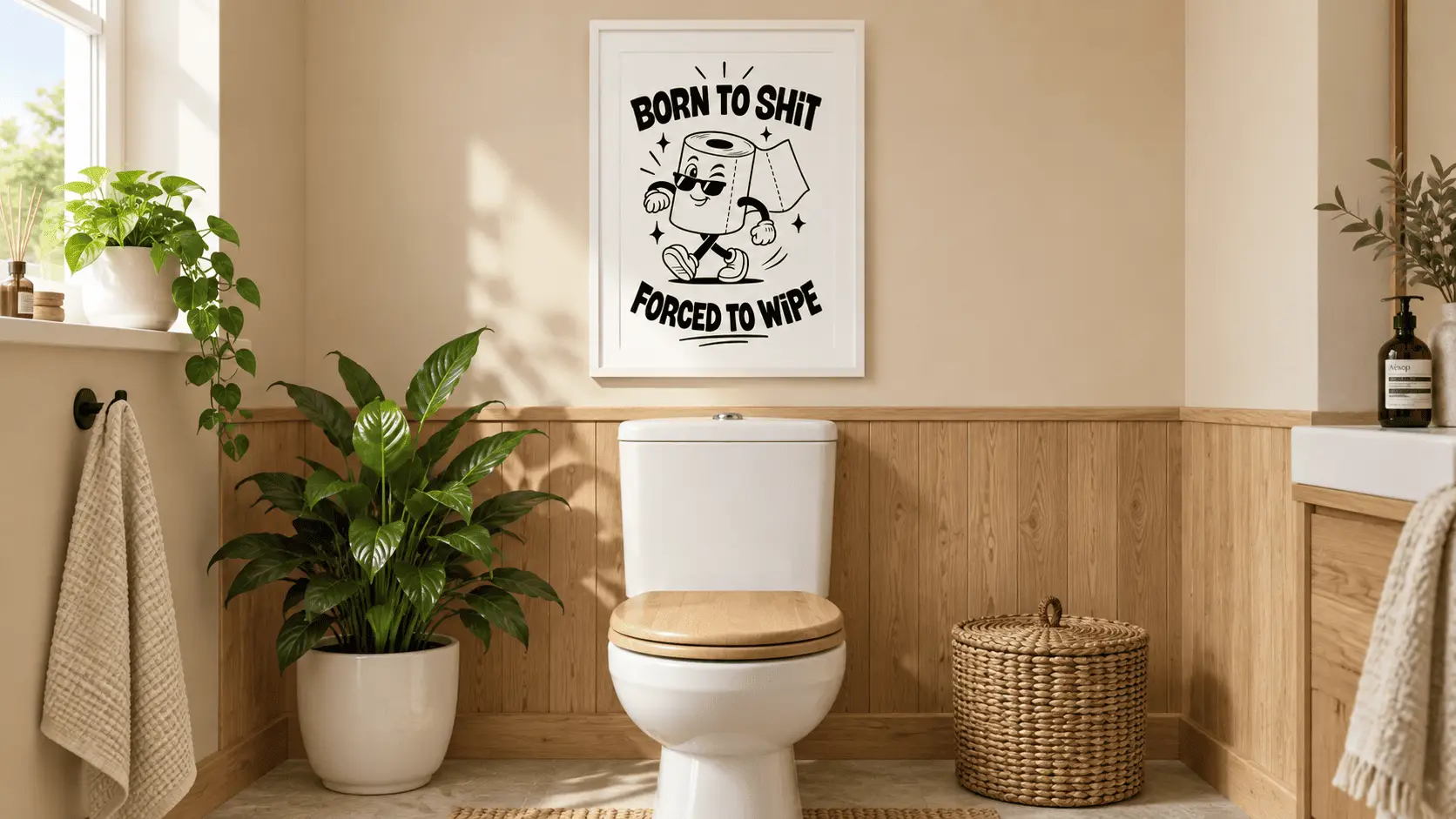 Born to Shit Wall Art - Image 3
