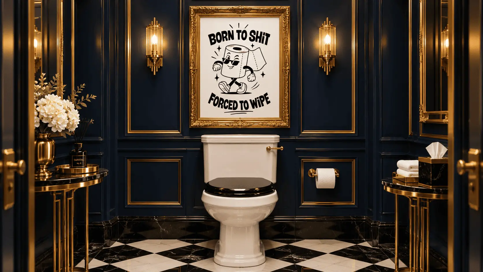 Born to Shit Wall Art - Image 4