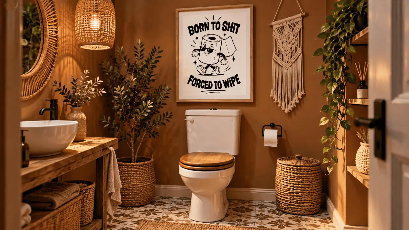 Born to Shit Wall Art - Image 5