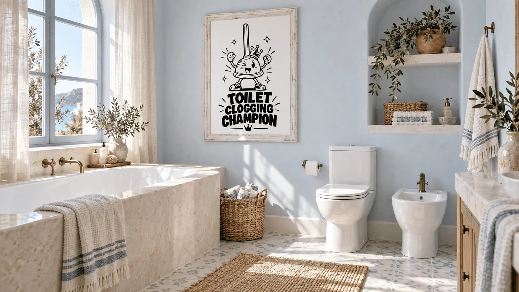 Toilet Clogging Champion Wall Art - Image 4