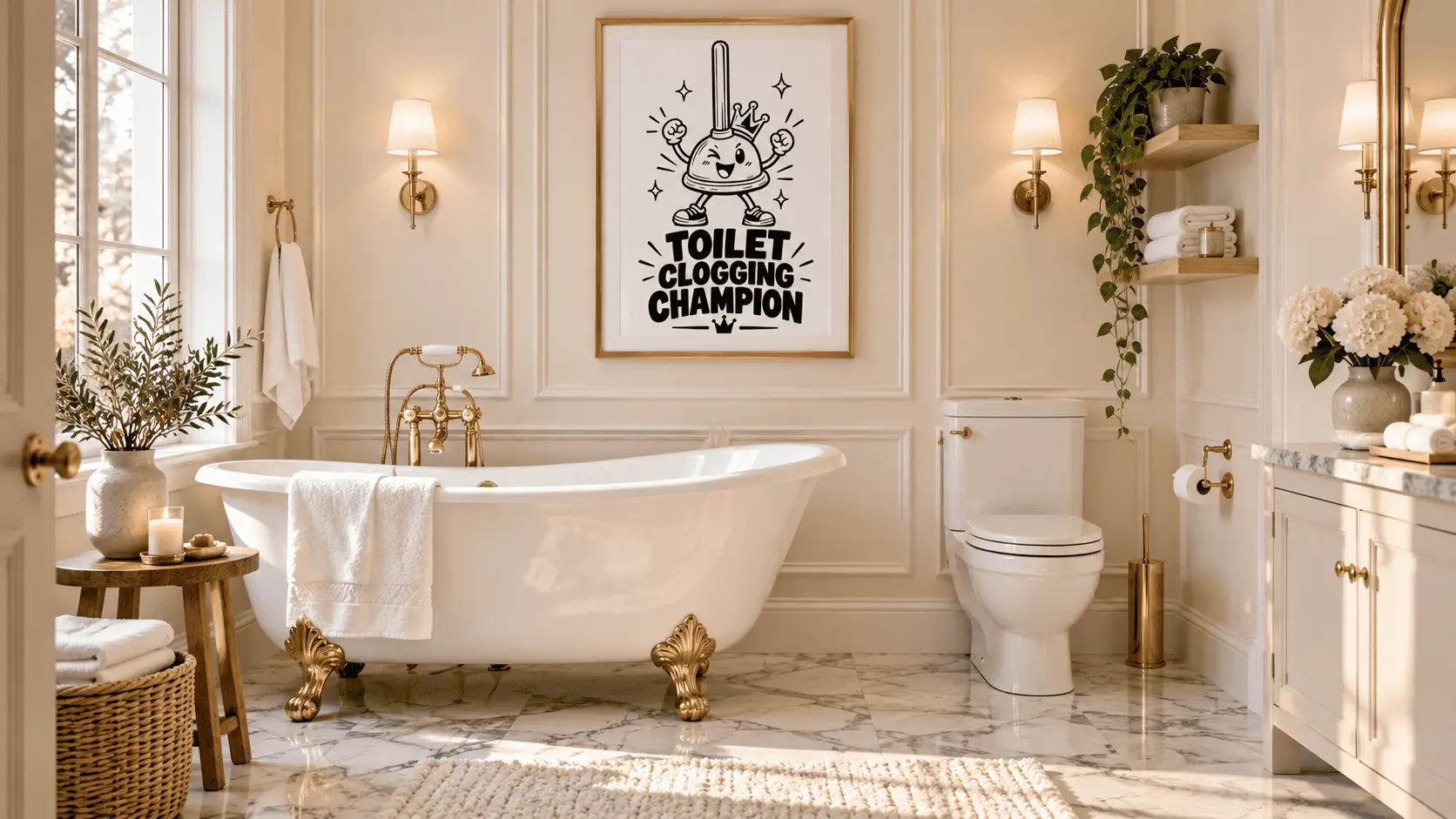 Toilet Clogging Champion Wall Art - Image 6
