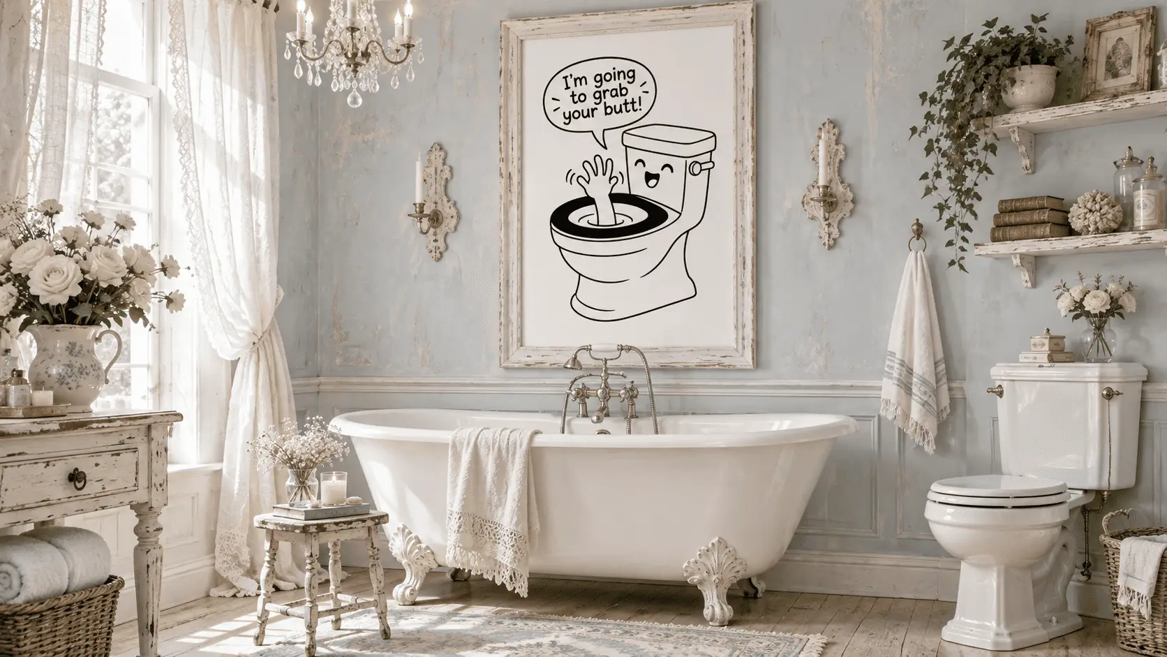 I'm Going To Grab Your Butt Wall Art - Image 3