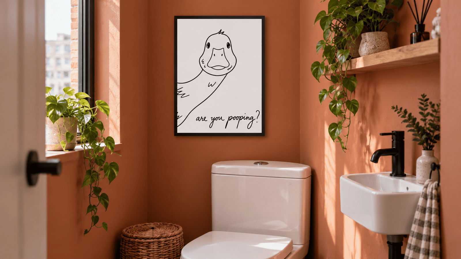 Are You Pooping Wall Art - Image 4