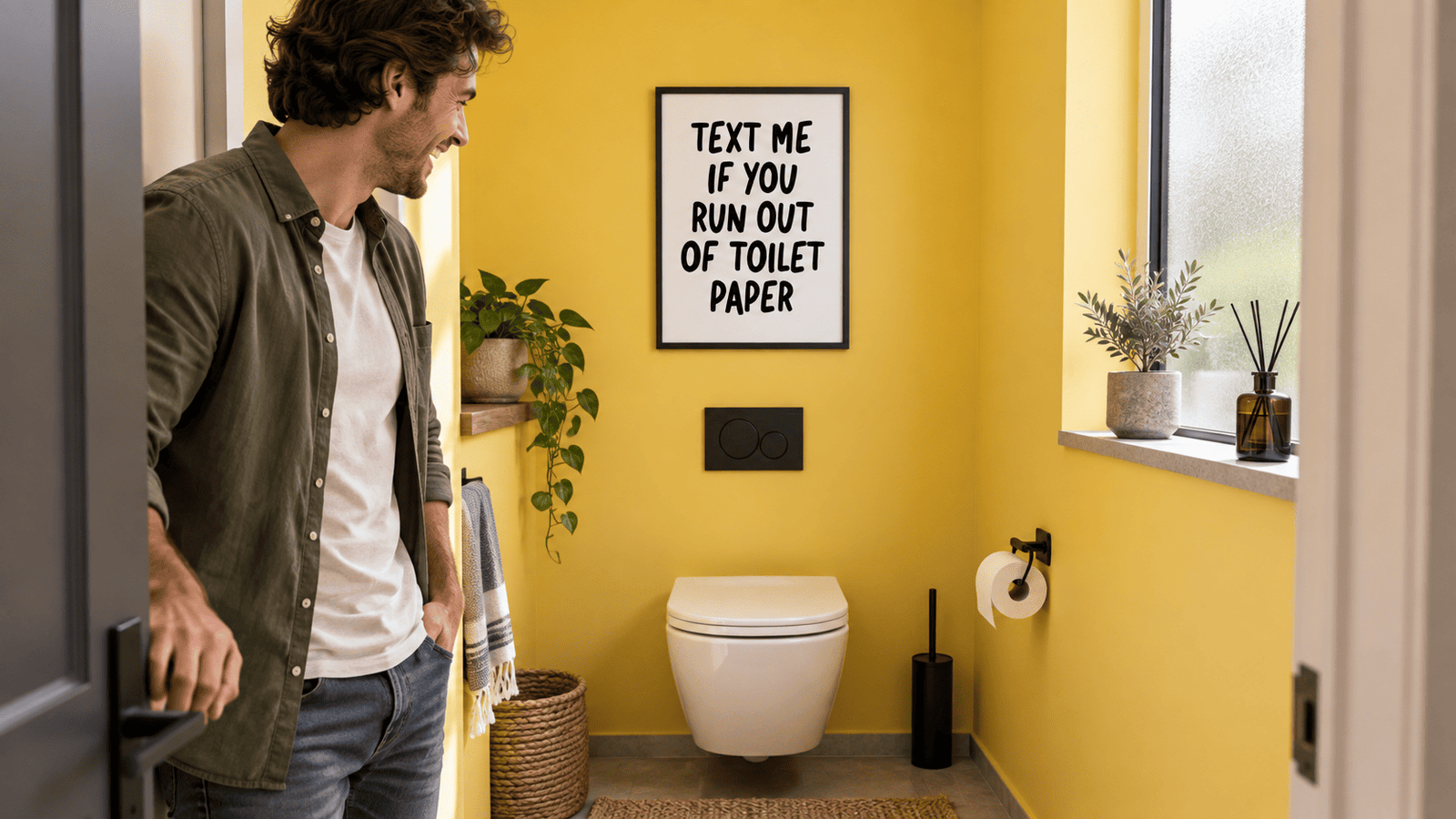 Text Me Toilet Paper Wall Art - Image 12