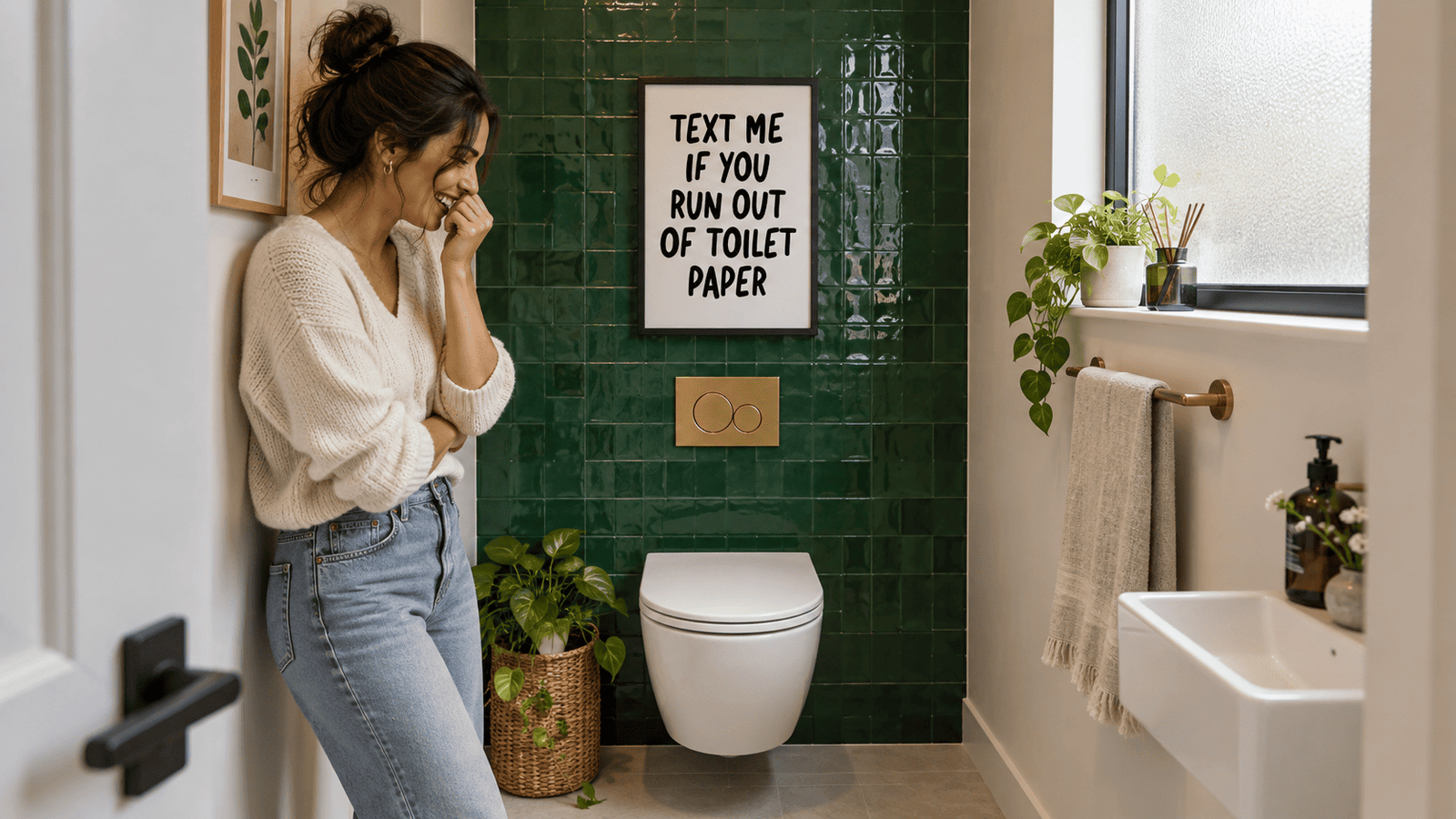 Text Me Toilet Paper Wall Art - Image 10