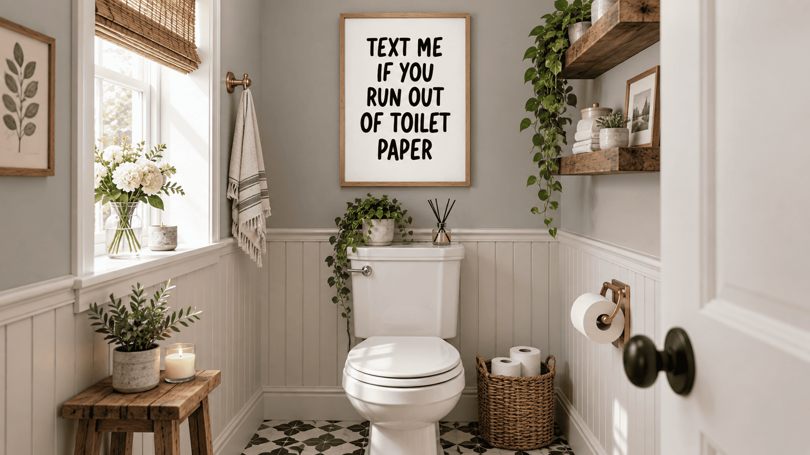 Text Me Toilet Paper Wall Art - Image 9