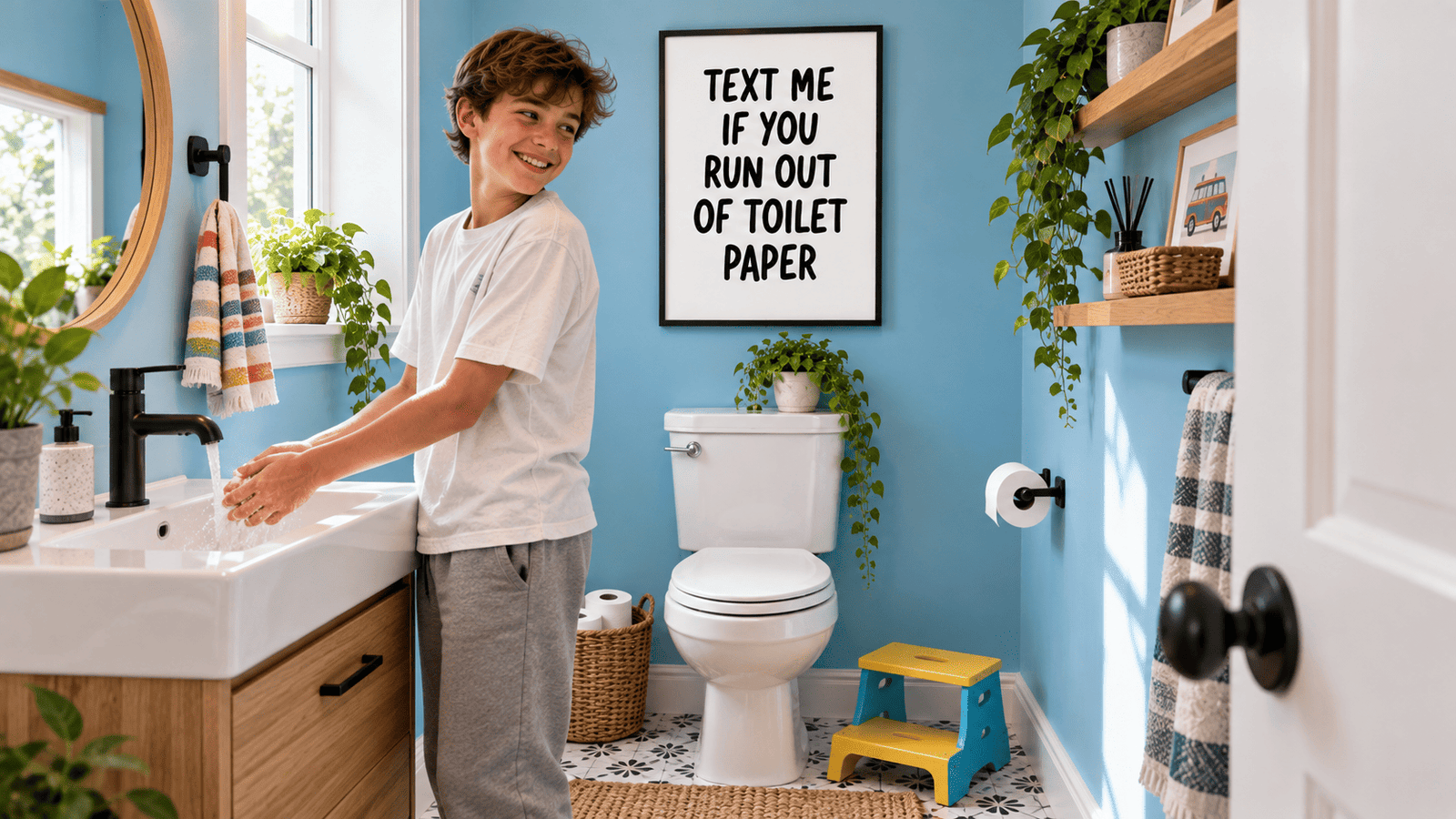 Text Me Toilet Paper Wall Art - Image 6