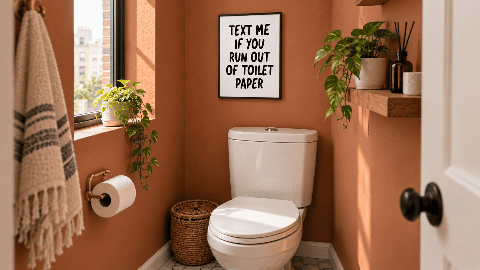 Text Me Toilet Paper Wall Art - Image 4
