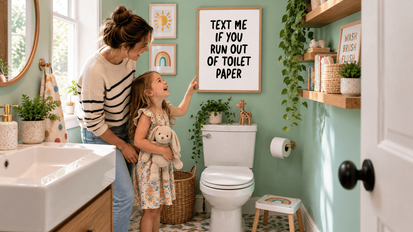 Text Me Toilet Paper Wall Art - Image 3
