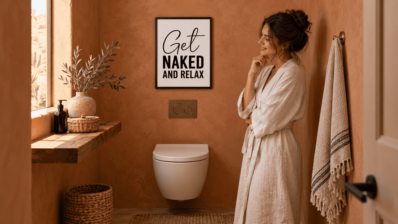 Get Naked and Relax Wall Art - Image 11