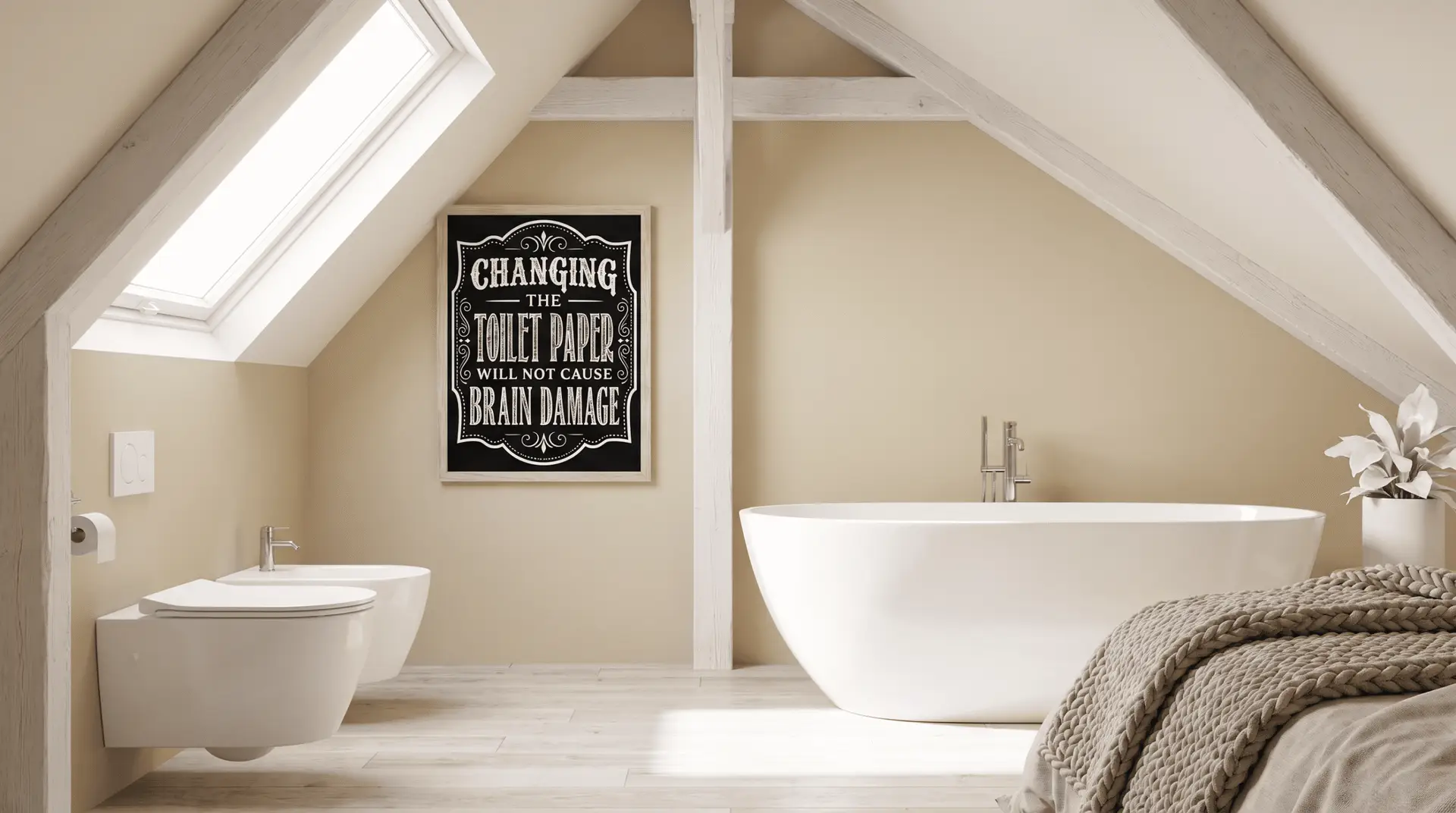 Changing The Toilet Paper Wall Art - Image 2