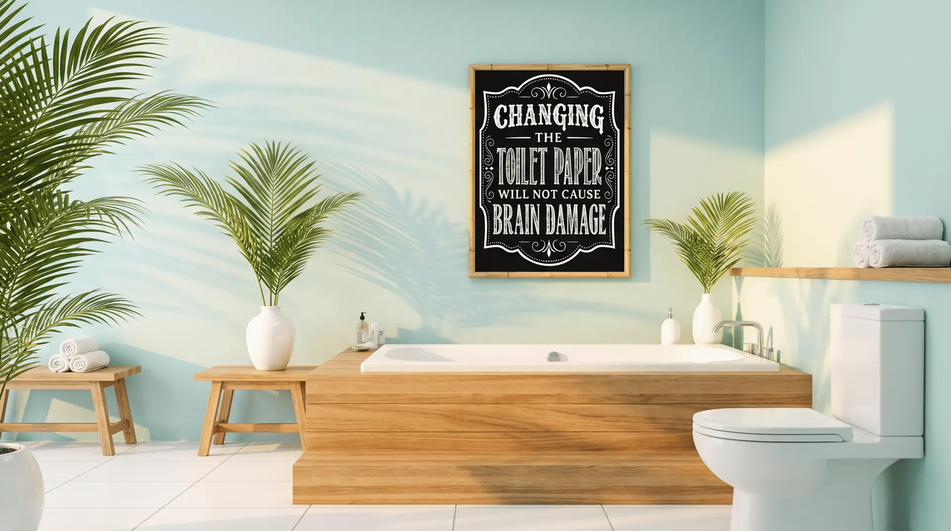 Changing The Toilet Paper Wall Art - Image 3
