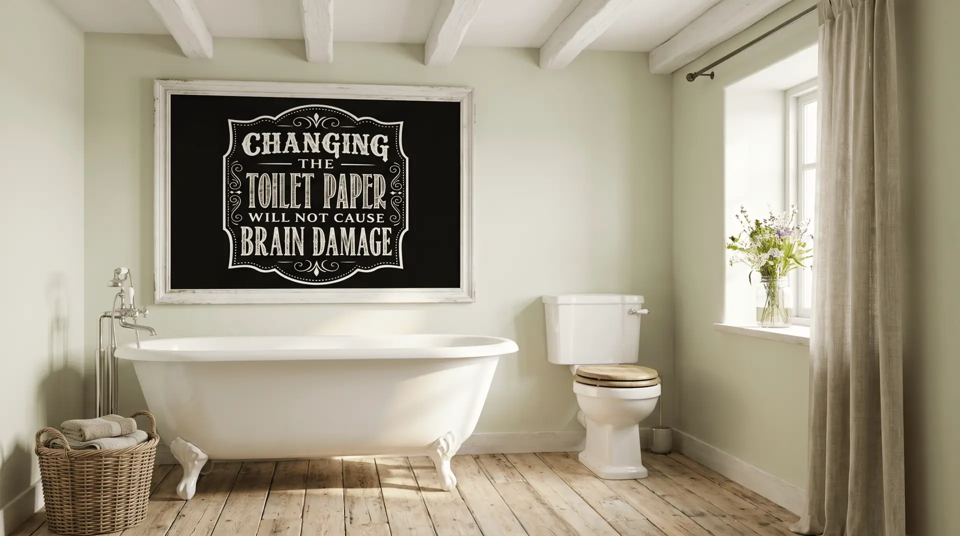 Changing The Toilet Paper Wall Art - Image 4