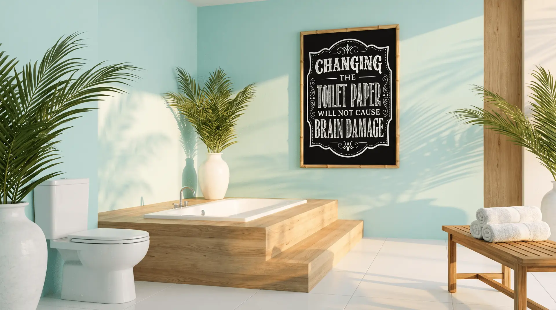 Changing The Toilet Paper Wall Art - Image 5