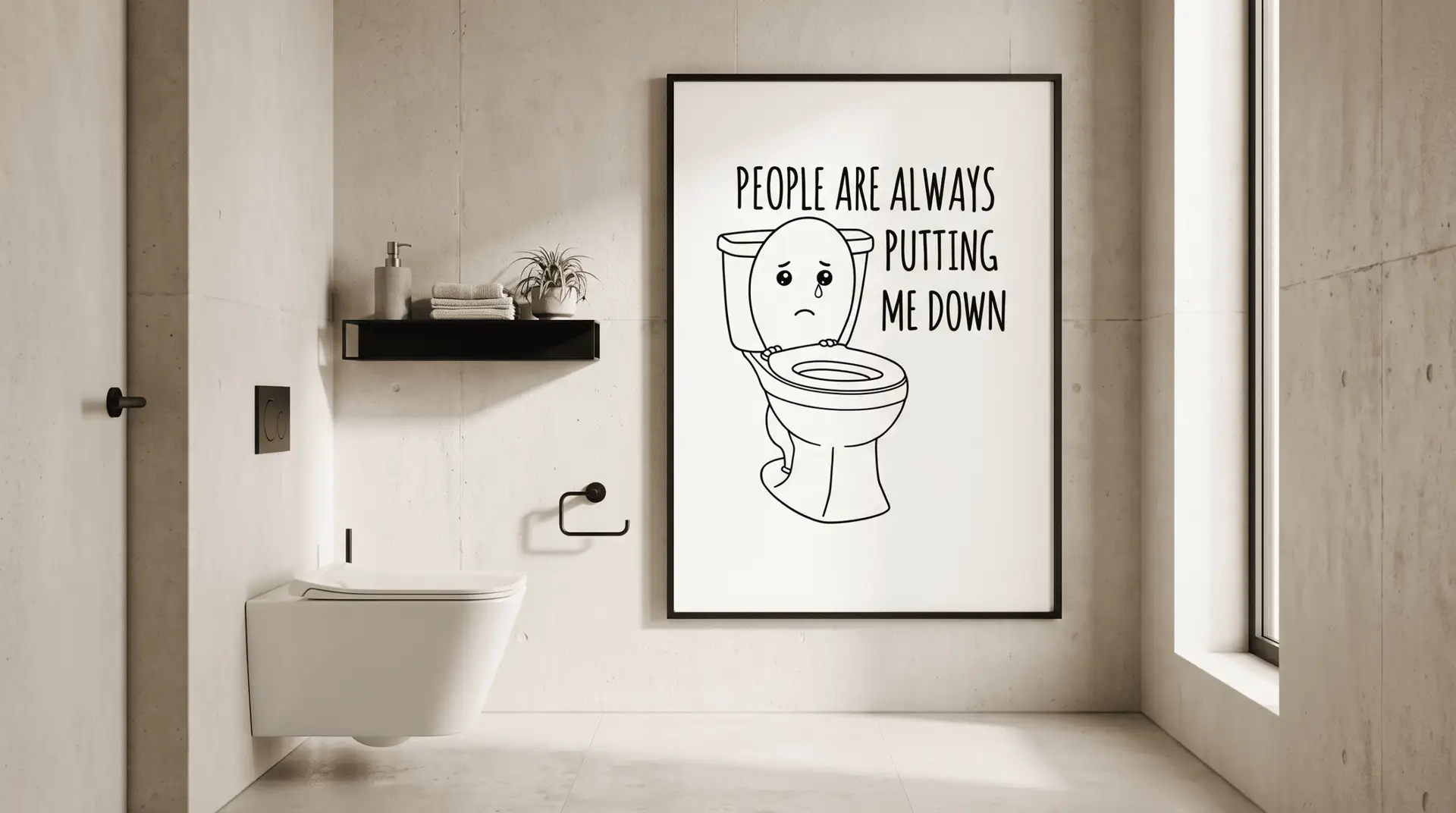 People Are Always Putting Me Down Wall Art - Image 5