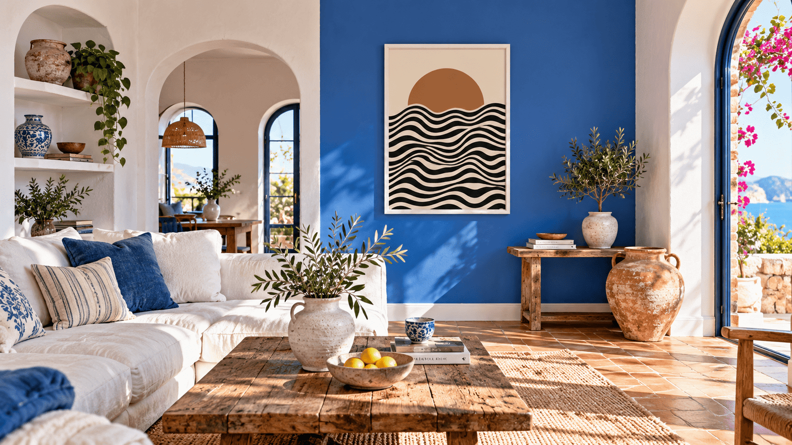 Terracotta Sunset Wall Art - Image 5