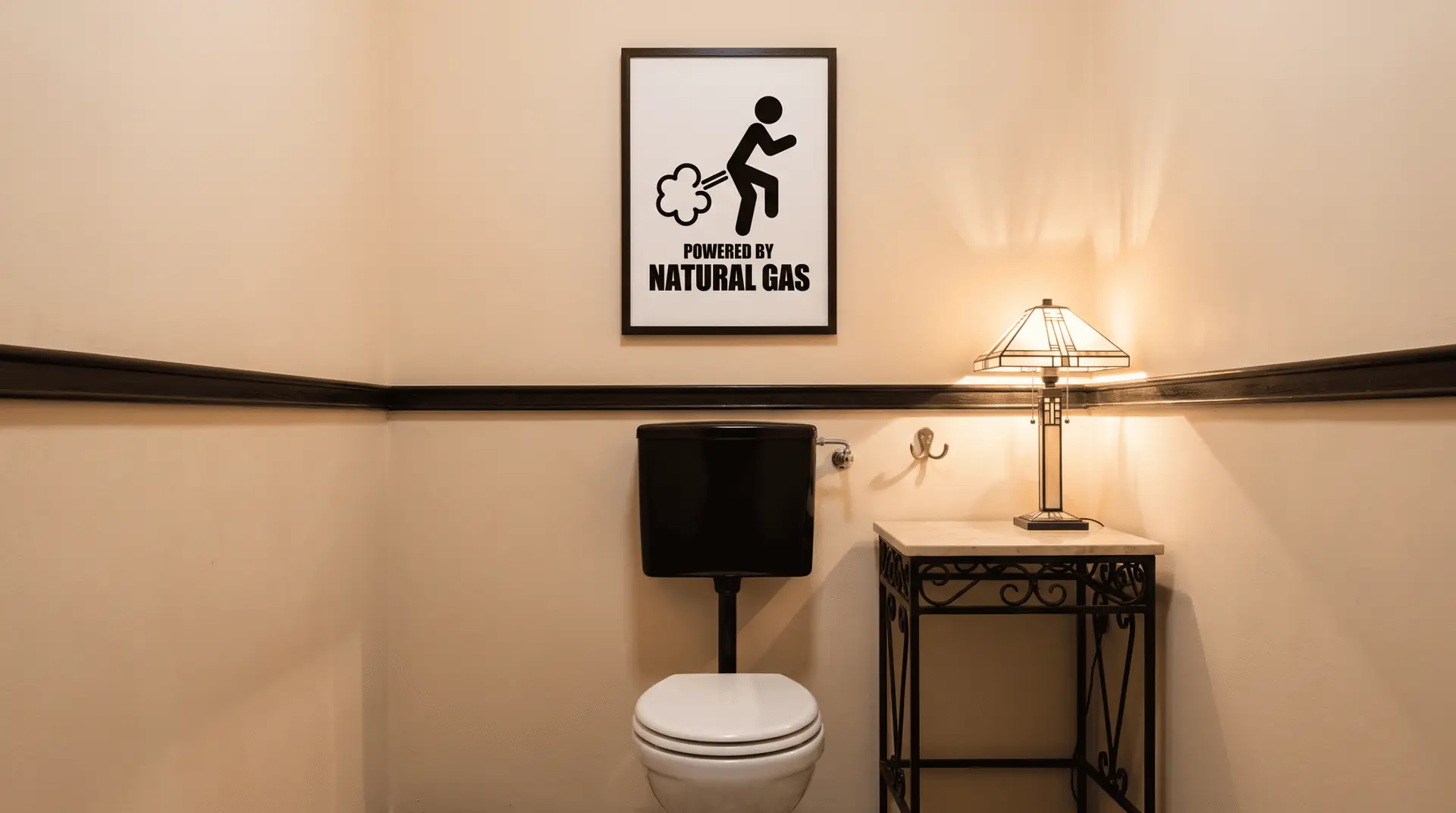 Powered By Natural Gas Wall Art - Image 2
