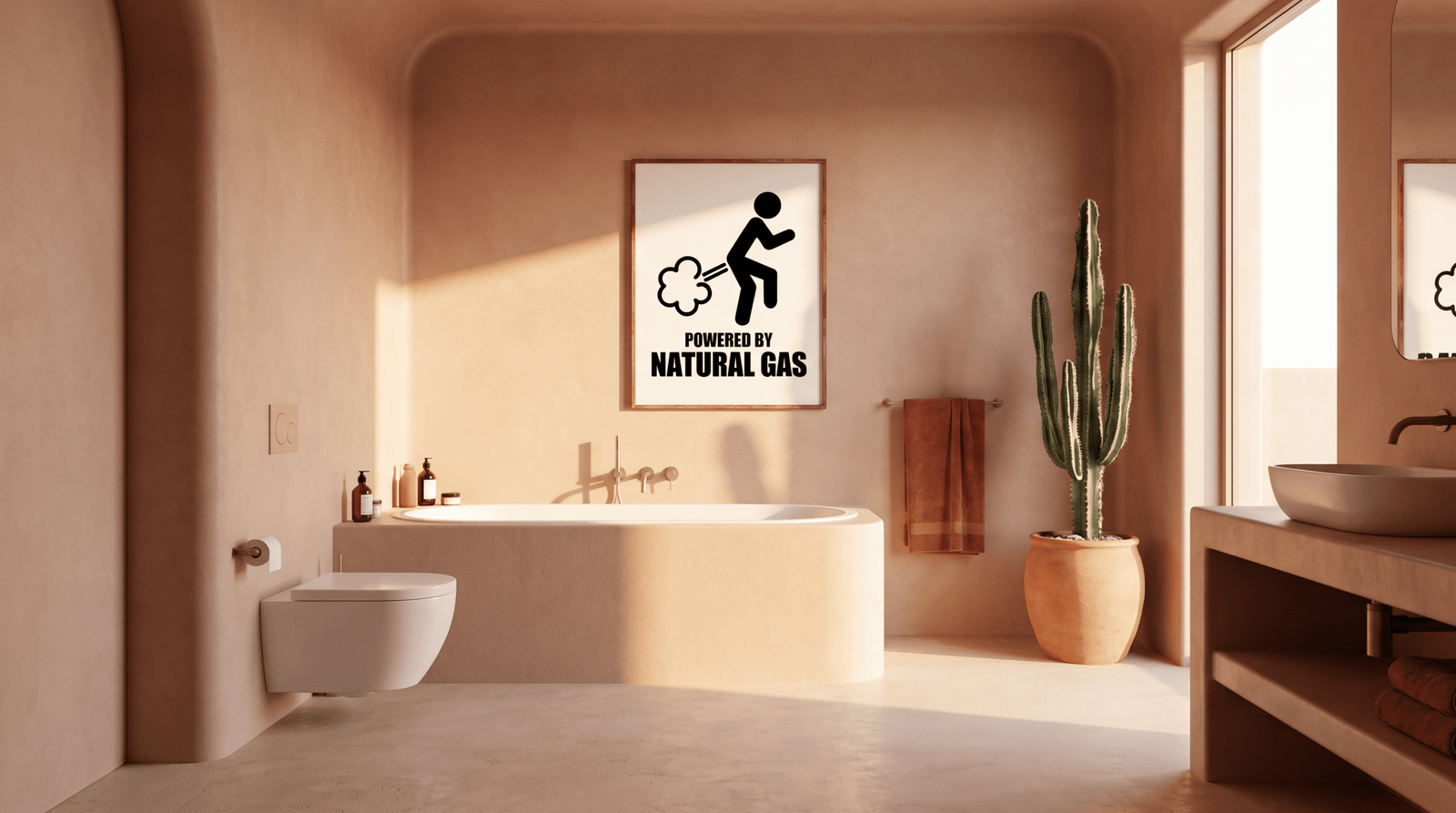 Powered By Natural Gas Wall Art - Image 3