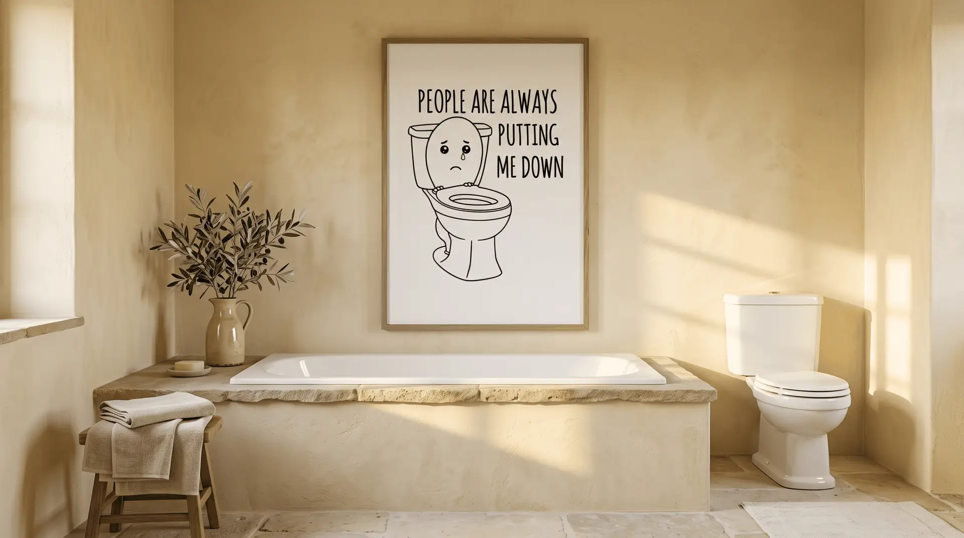 People Are Always Putting Me Down Wall Art - Image 6