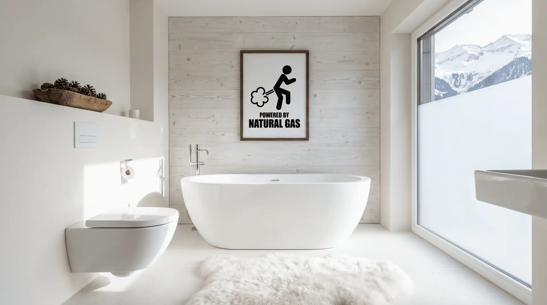 Powered By Natural Gas Wall Art - Image 4