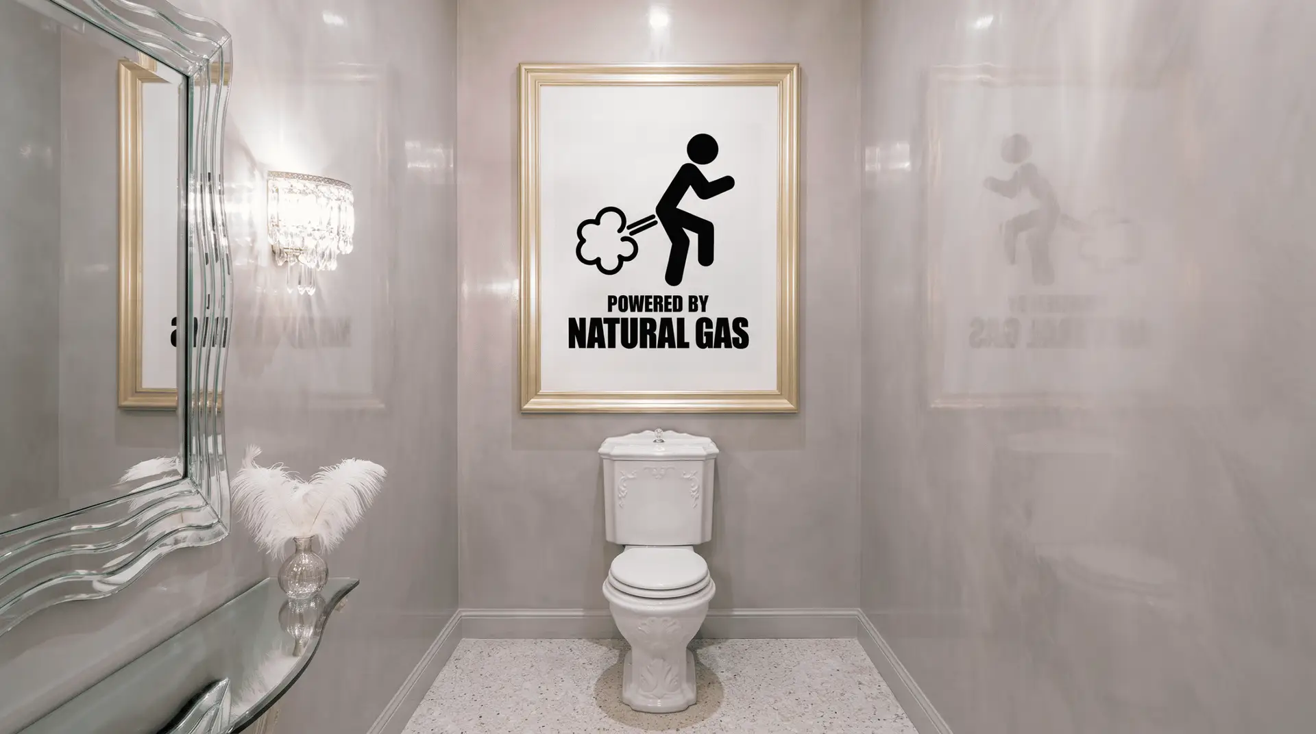 Powered By Natural Gas Wall Art - Image 5