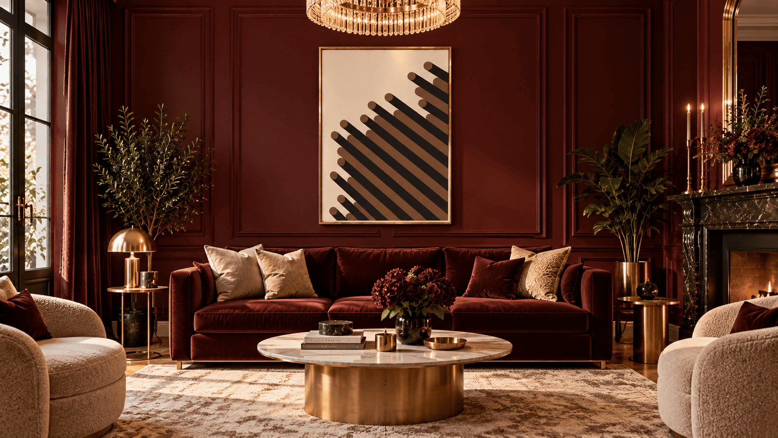 Terracotta Rods Wall Art - Image 2