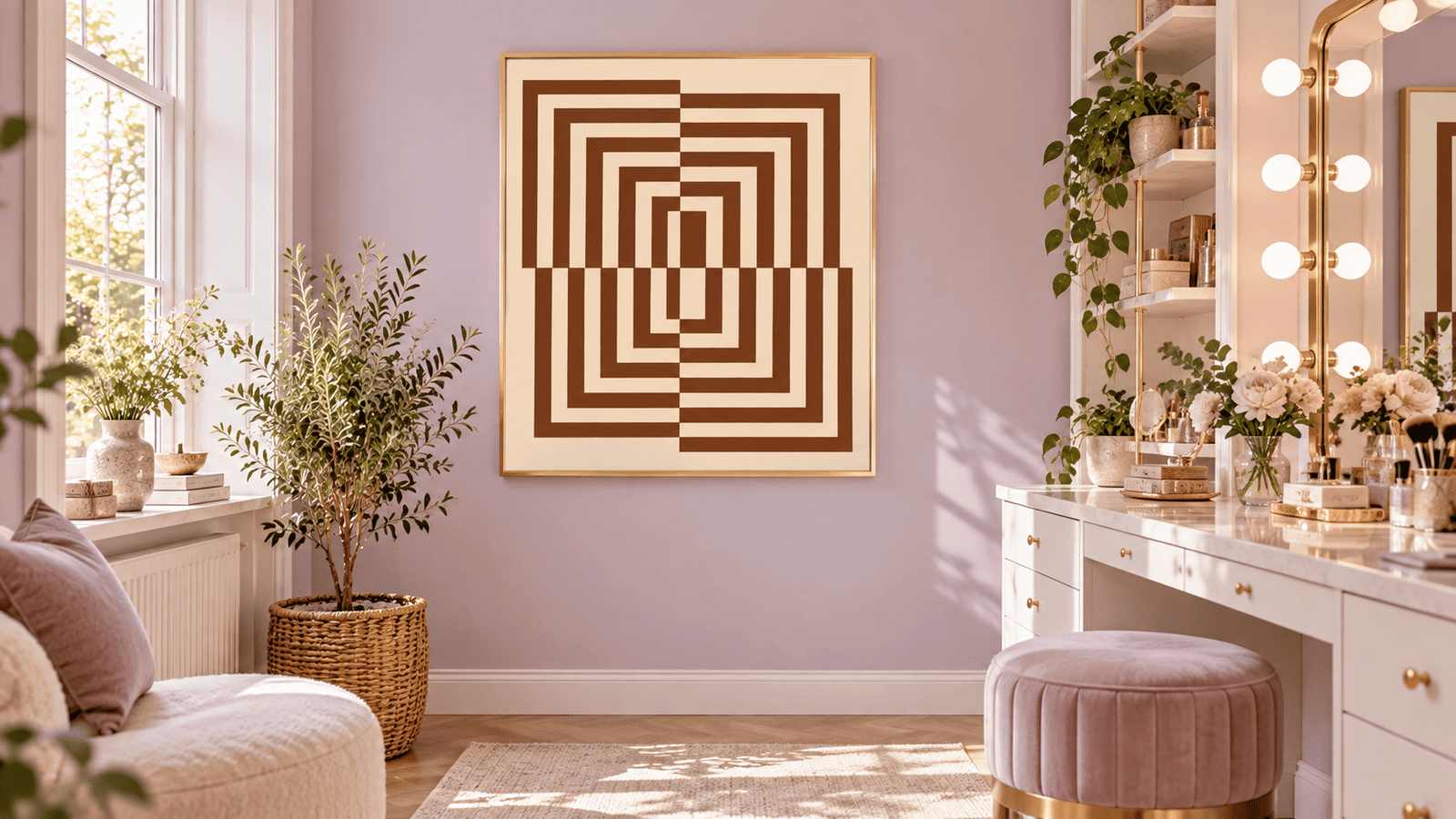 Terracotta Labyrinth Wall Art - Image 2