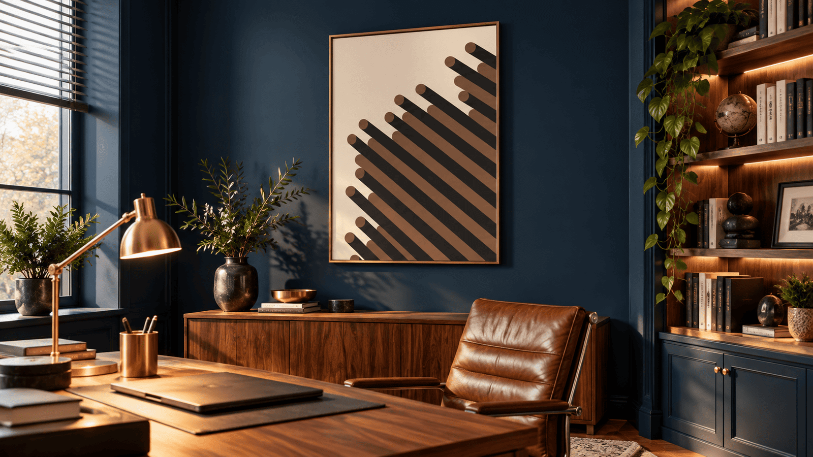 Terracotta Rods Wall Art - Image 3