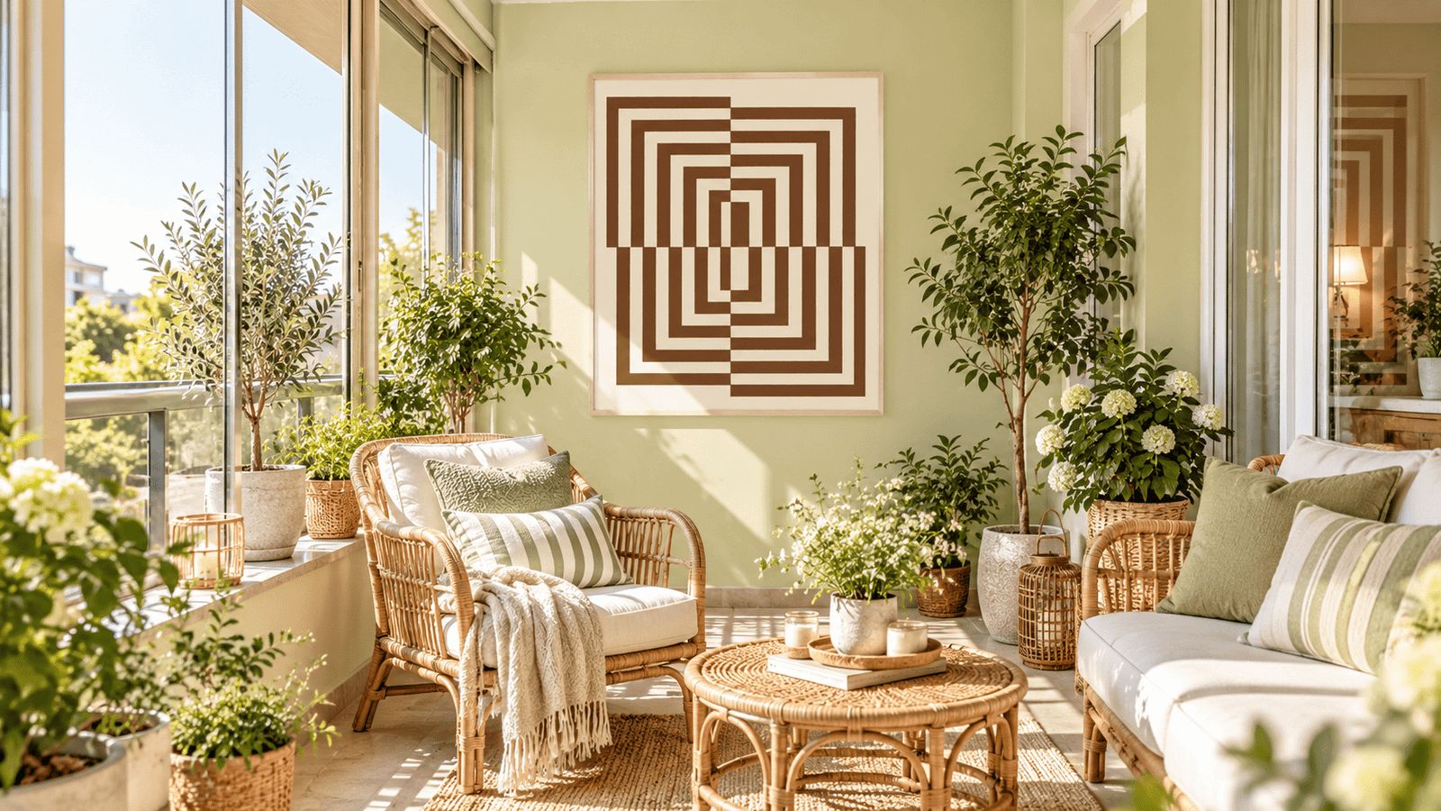 Terracotta Labyrinth Wall Art - Image 3