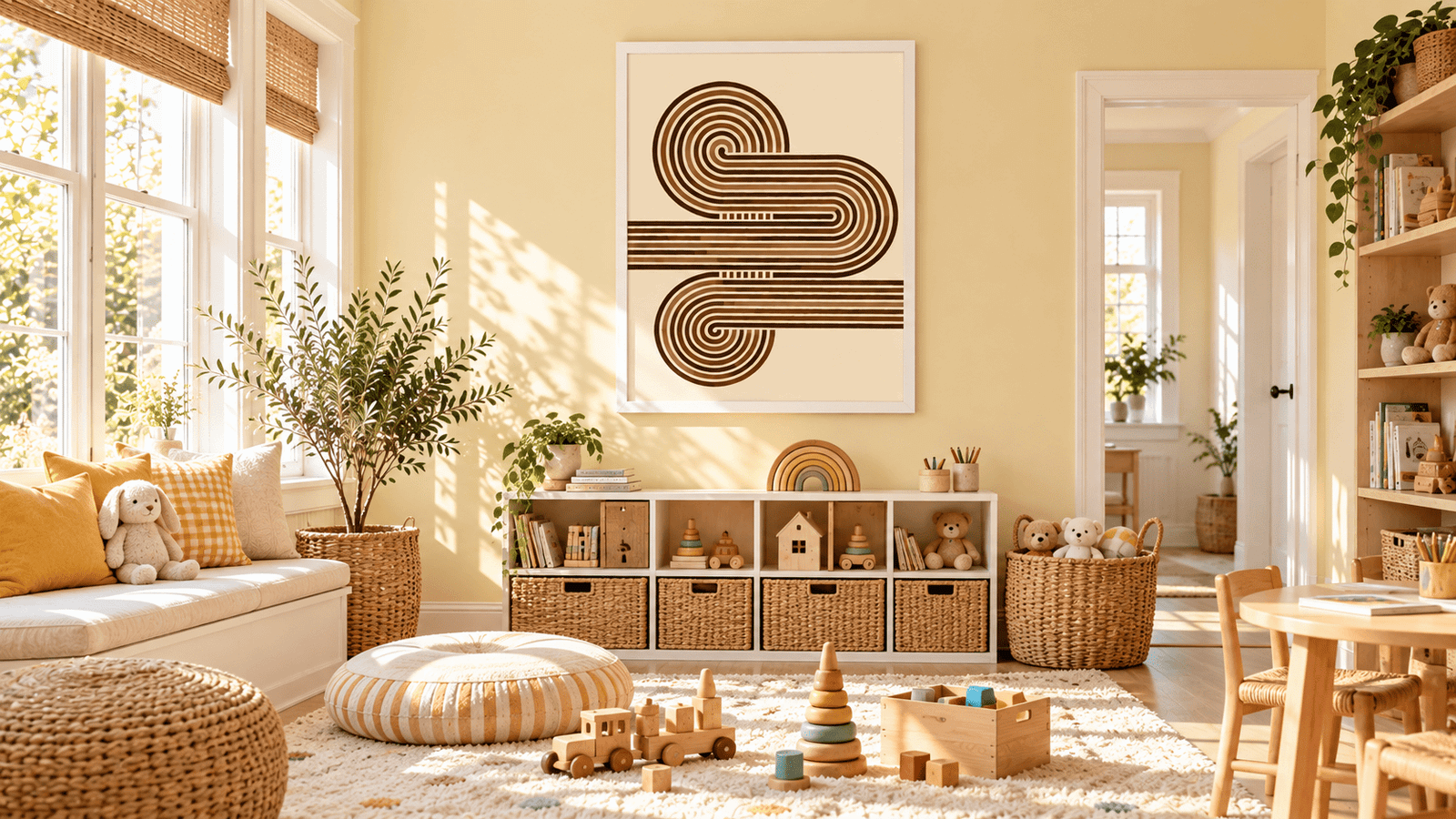 Terracotta Double Spiral Wall Art - Image 6