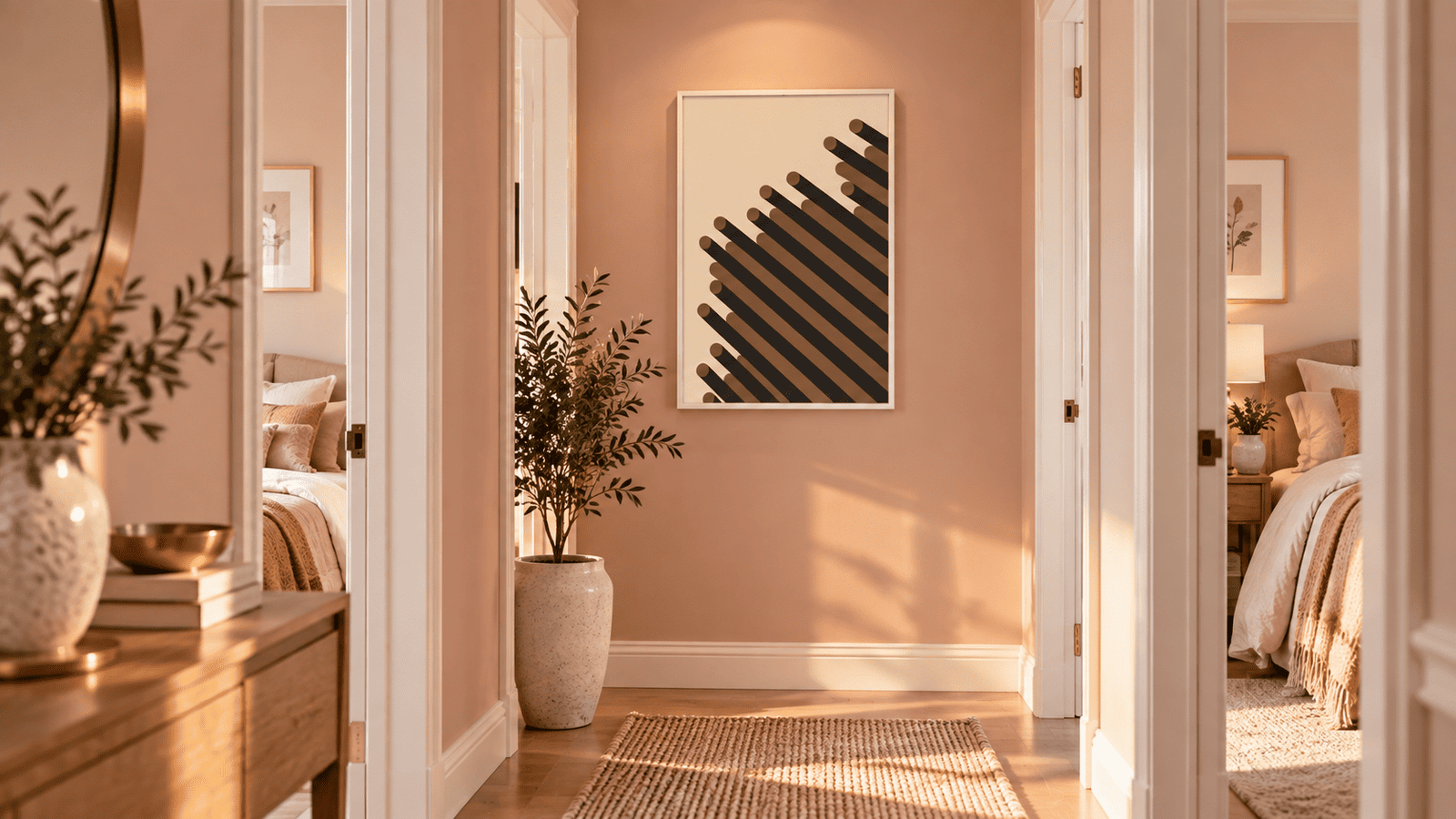 Terracotta Rods Wall Art - Image 5